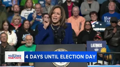 Harris, Trump focus on Midwest with just 4 days left before election
