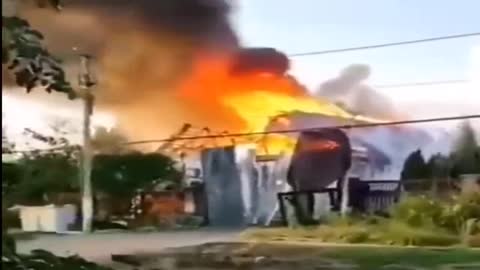 "100 percent point shot." The village of Pology, Zaporizhzhia region. It flew over the house wher