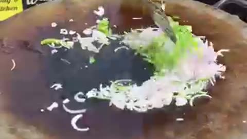 Spicy paneer cooking