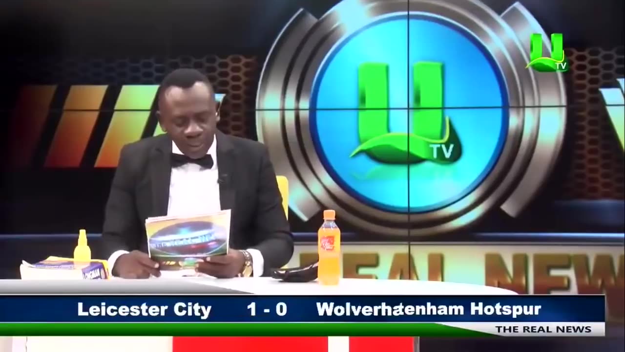 Ghanaian news presenter reading Premier League results goes viral!