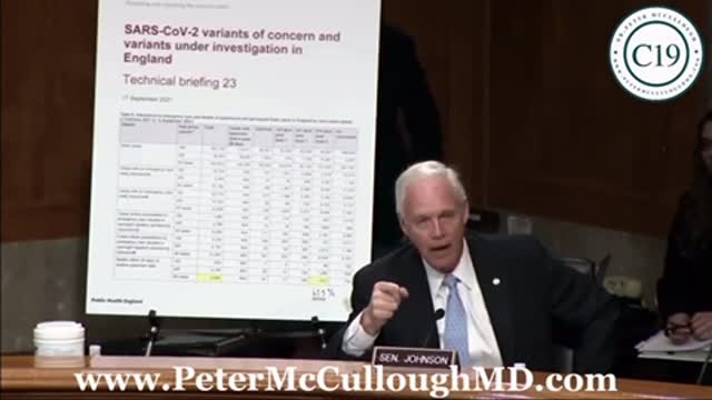 Senator Ron Johnson exposes the last false claim of the mandated program