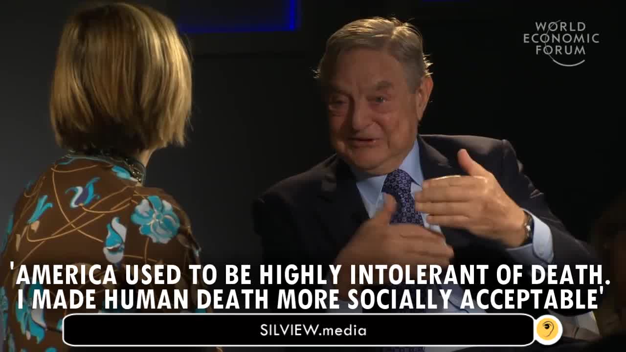 Soros: "I improved America's problem with death; medical establishment the most receptive"