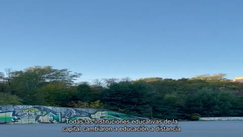 Todas las instituciones educativas de la capital cambiaron a modo remoto, pues la alerta aérea fue