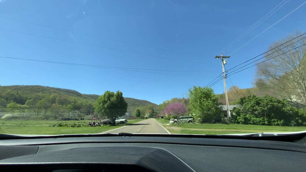 NW NC Dashcam Cruising in the 828 Pensacola NC to Green Mountain NC