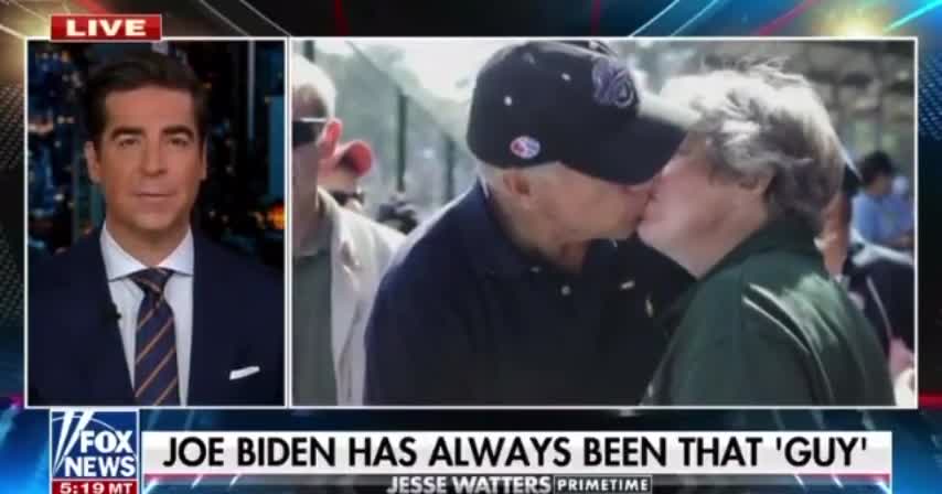 Creepy Uncle Joe Has A Problem - Jesse Watters