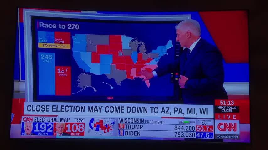 PA vote swap Trump to Biden -- 19,958 votes on CNN