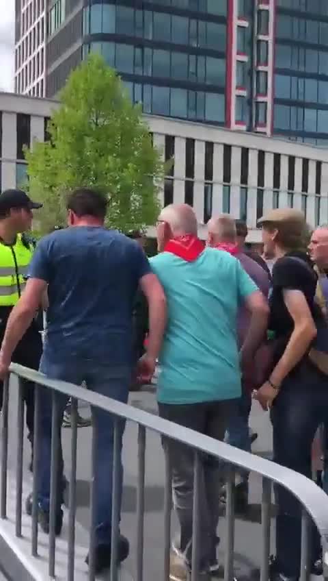 Dutch Citizens Clash With Police in Almelo Amid Their Efforts to Defend the 'No Farms, No Food' Mural