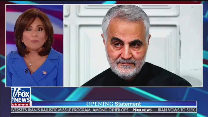 Judge Jeanine: ‘Sadistic beast’ Soleimani ‘needed’ to be killed, world should be thankful