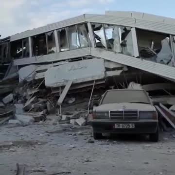 Albania earthquake aftermath with 6.4 magnitude