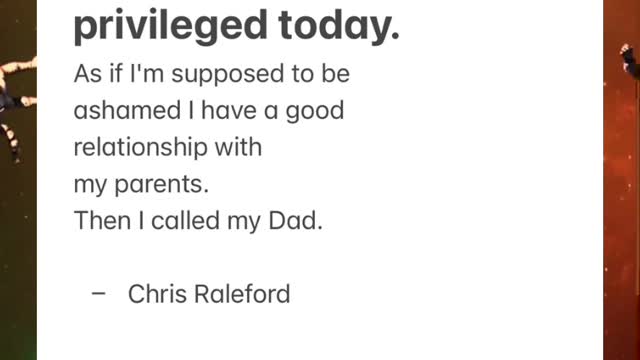 Got called privileged today.