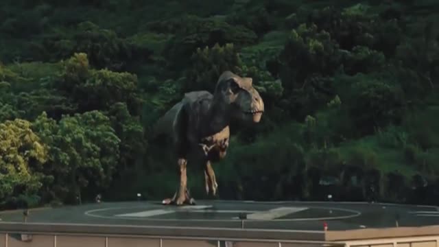 Jurassic World T-Rex But It's Roger From American Dad