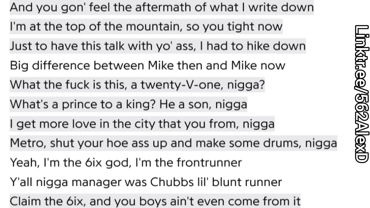 Drake - Drop & give me 50 (with lyrics) [Kendrick Lamar, Metro, Future, etc. diss]