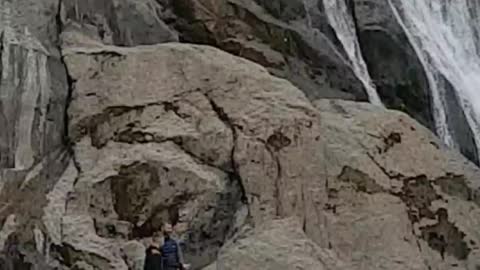 Waterfall Close Call