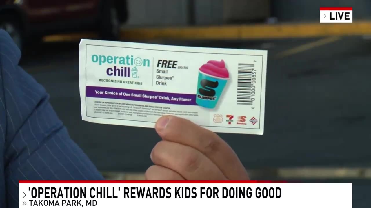 Maryland rewarding teens with slush for not committing crimes