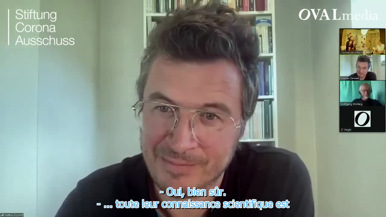 Interview Prof. Mattias Desmet par Corona Ausschuss - VOST en français