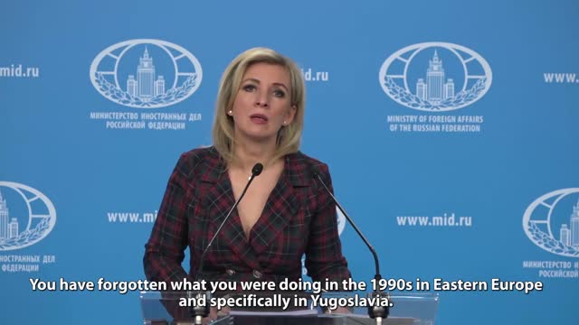 Ukraine War - Russian MFA Spokesperson Maria Zakharova