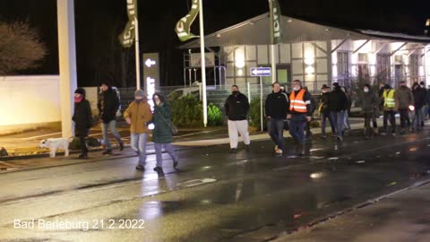 Demo für Frieden und Freiheit Bad Berleburg 21. 2. 2022