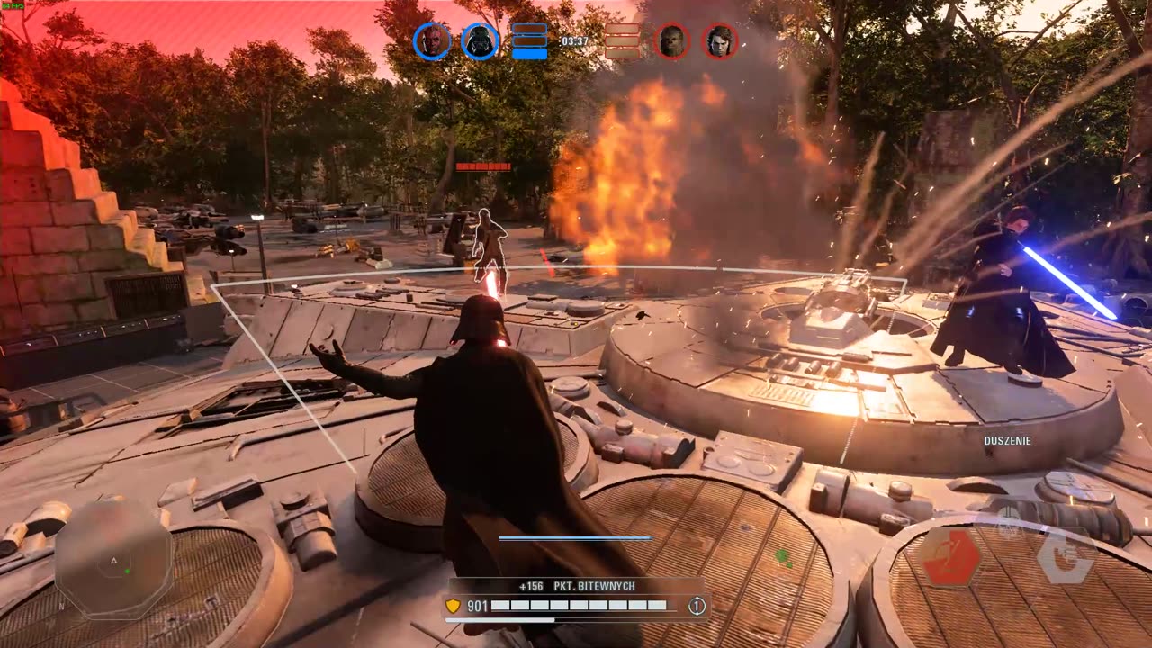 Star Wars Battlefront 2 Rakowy Gejplej Zmagania Bohaterów #1113 spocenie z telepiącym podludziem