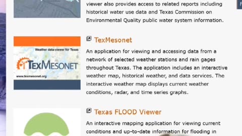 Water well information lookup in the State of Texas