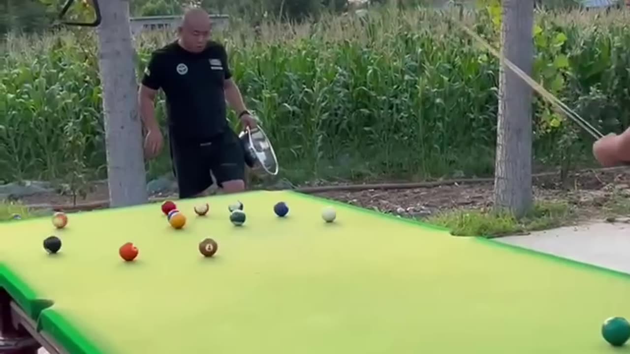 Funny video billiards million views