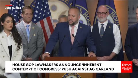 BREAKING- GOP Lawmakers Launch Inherent Contempt Charge Against AG Garland, Could Lead To Detainment