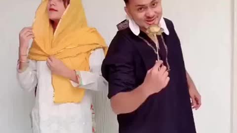 Funny Comdey Action Awez darbar Manjul khattar and Nagma mirajkar - TikTok videos#TikTok Musically