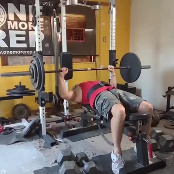 64 yr old Natty BENCH PRESS set 6- 227.5+230x2 🎥