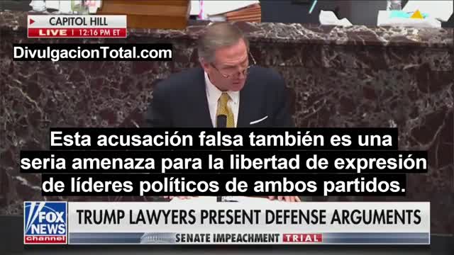 12-FEB-2021 Michael Van Der Veen - Abogado de Trump en Impeachment