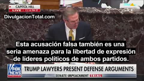 12-FEB-2021 Michael Van Der Veen - Abogado de Trump en Impeachment