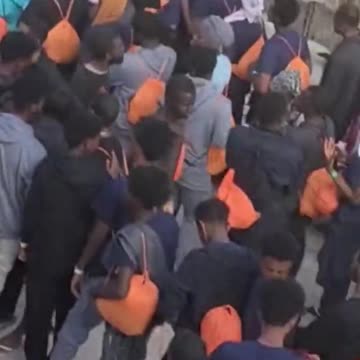 Over 1,000 military-aged men just invaded the island of Lampedusa in a single fleet.