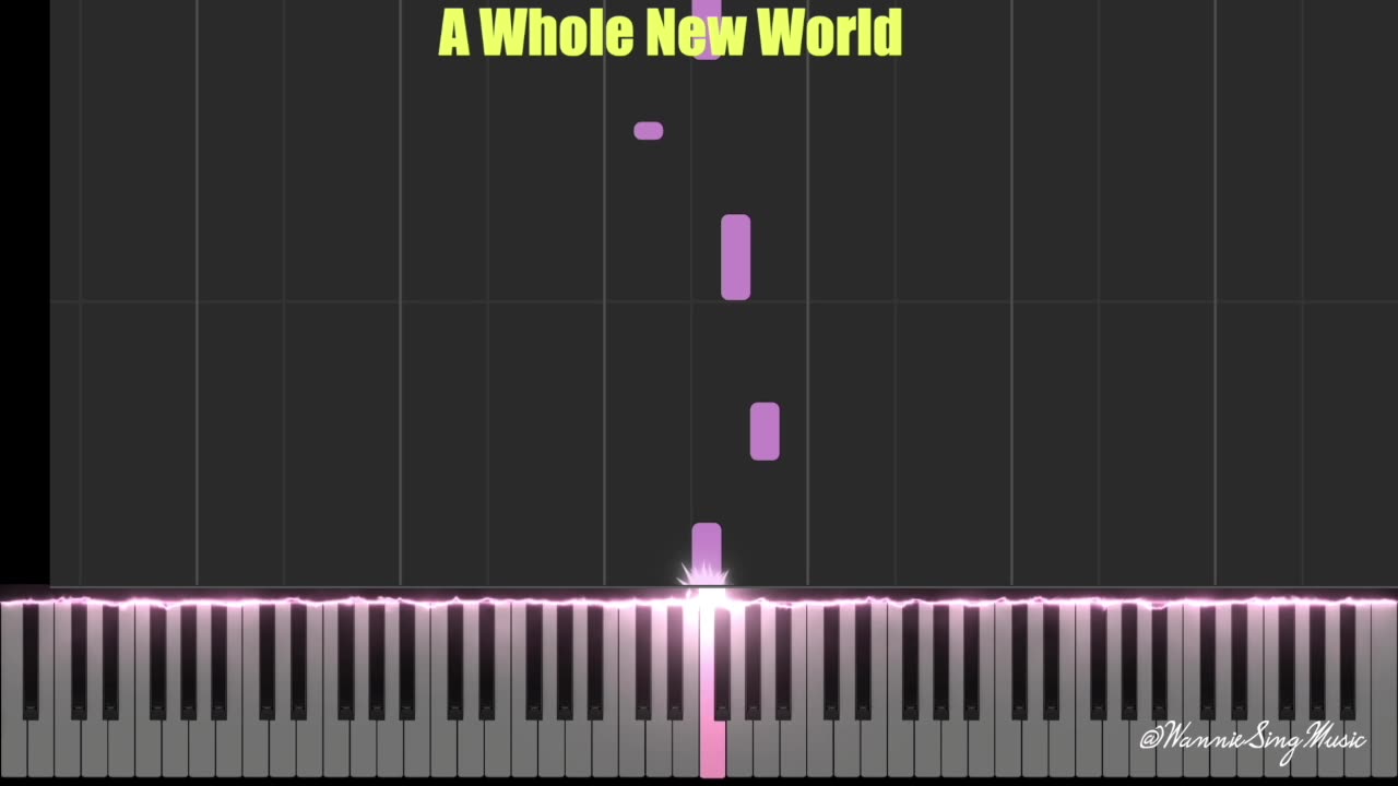 A whole new world piano tutorial