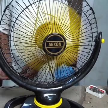 Table fan manufacturing process at factory