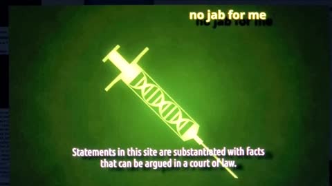 "No Jab For Me" (real information on The Covid Vaccine )