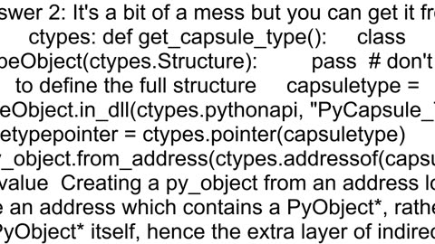 How to check if an object in Python is a PyCapsule