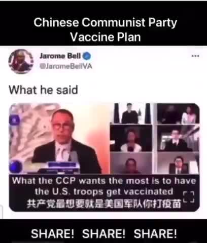 CCP reveal the truth about the Covid19 "vaccines".