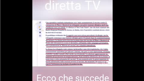 Guardate cosa accade a chi si fa il vaccino in diretta !