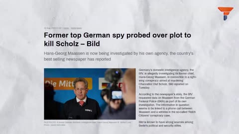 TFIGlobal - The Assassination Attempt of Olaf Scholz
