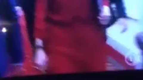 Jacinde Ardern is walking