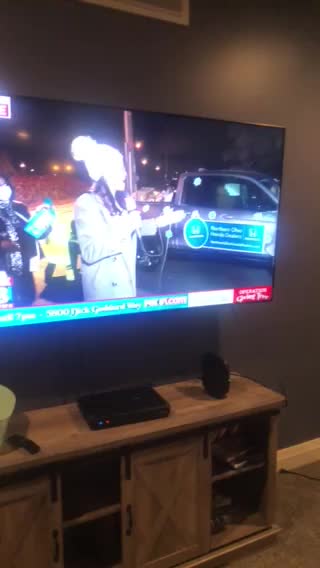 Son in law makes first tv appearance