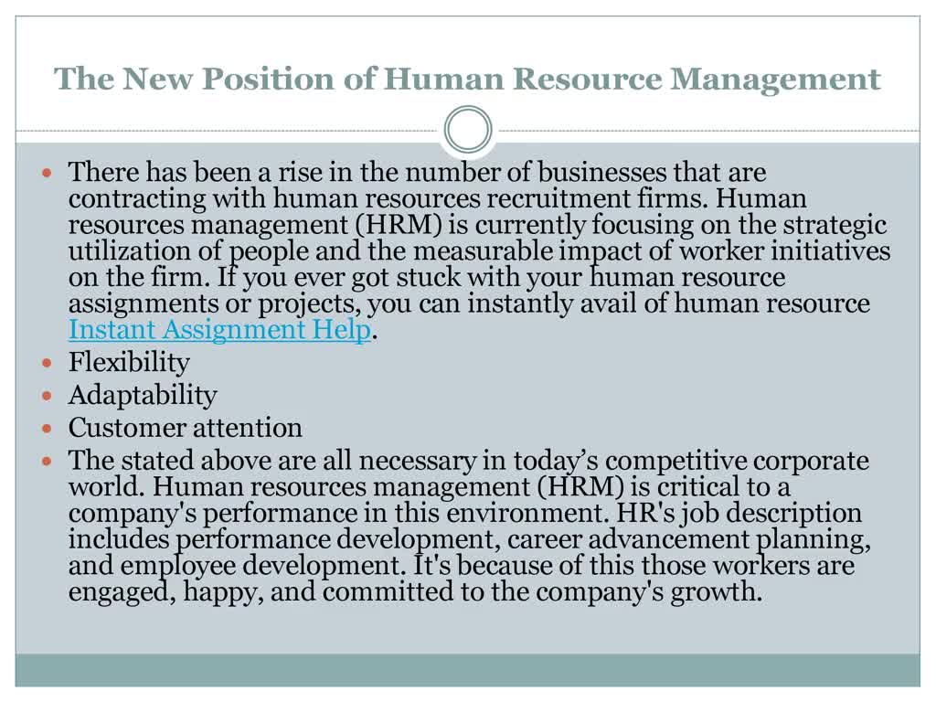 Defining Human Resource Management