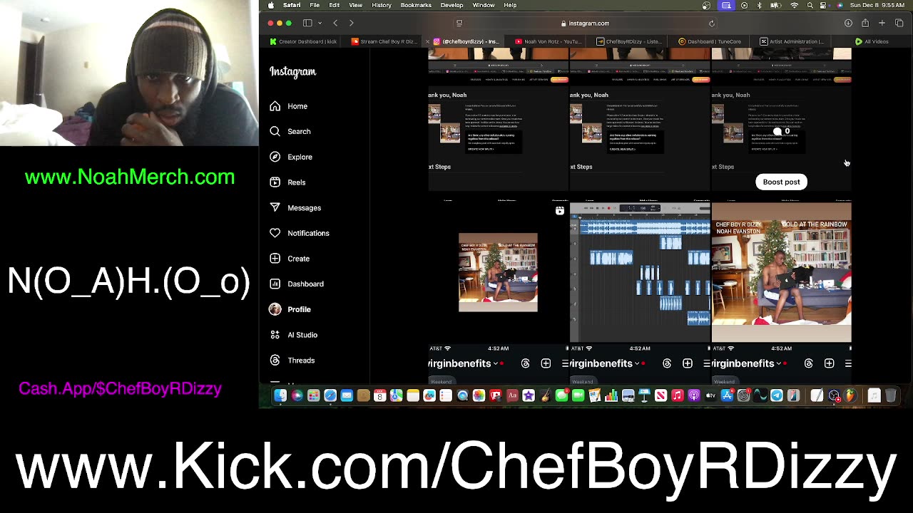Chef Boy R Dizzy VLOG: @KickStreaming (O_o) #December #8 #2024 (O_o) www.Kick.com/ChefBoyRDizzy