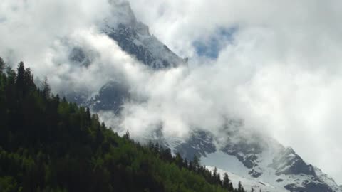 Snow Capped Mountains Timelapse