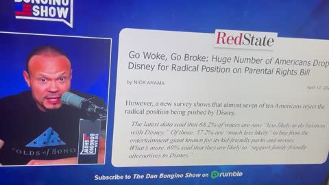 Dan Bongino Got A Message From Someone Who Works At Disney… What She Told Him Is AMAZING