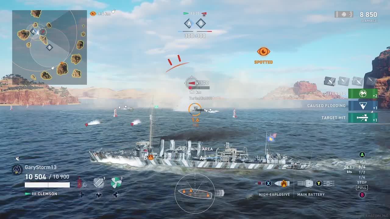 warship legends- One on one battle Almost ended bad for me