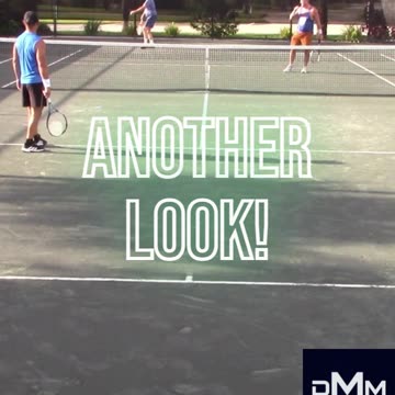 INSIDE OUT DOWN THE LINE FOREHAND FOR THE POINT!