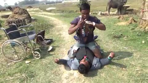 This stupid guy try to do prank with her friends 😂 , English Comedy , United States of America