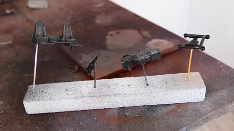 Refurbished Spray Painting Of Truck Model