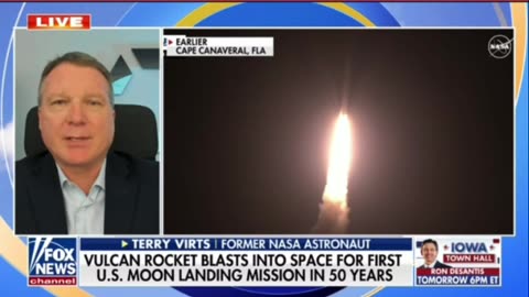 Vulcan rocket blast’s into space for first U.S. moon landing mission in 50 years