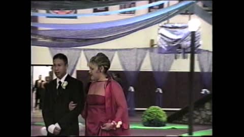 2000-01 WPHS Vids 131 Prom 097 Grand March Couple 70 by Glenn Strader