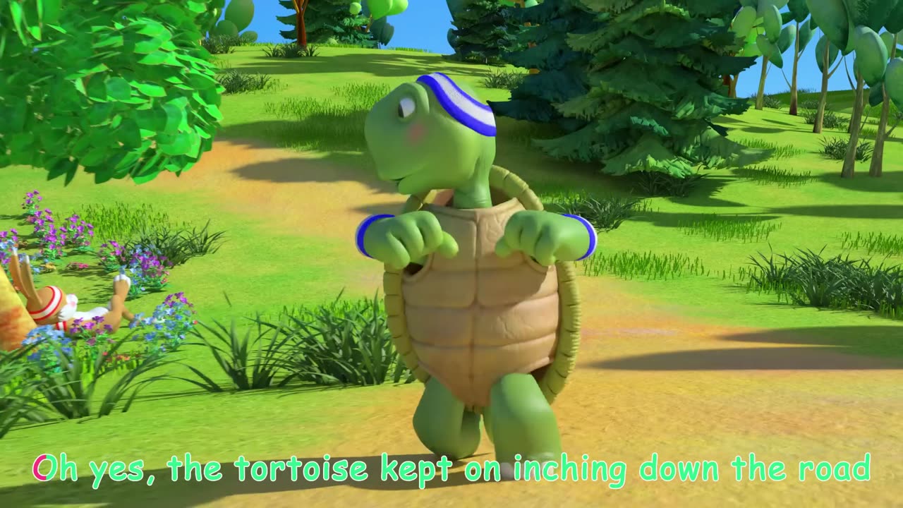 The Tortoise and the Hare _ CoComelon Nursery Rhymes & Kids Songs